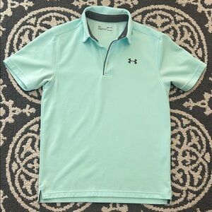 🩵🩵Under Armour🩵🩵Men's Aqua Polo Shirt